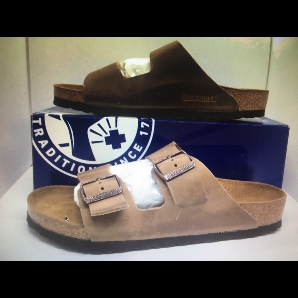 Birkenstock Arizona Tabacco Leather Size EU 41